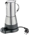 Cilio 273694 Espressokocher Aida 6 Tassen Elektrisch, Edelstahl, Silber
