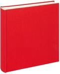 walther design Fotoalbum rot 30 x 30 cm Leinen, Cloth FA-508-R