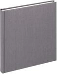 walther design Fotoalbum anthrazit-dunkelgrau 26 x 25 cm Leinen, Cloth FA-505-T
