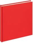 walther design Fotoalbum rot 26 x 25 cm Leinen, Cloth FA-505-R