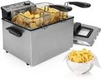 Princess Fritteuse &ndash; 3270 Watt, 5 Liter, Thermostat, 3 Frittierk&ouml;rbe, Kaltzone,