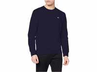 Tommy Jeans Herren Sweatshirt TJM Regular ohne Kapuze, Blau (Twilight Navy), L