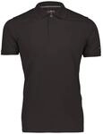 CMP Herren Poloshirt Piquet-Poloshirt mit Dry Function Tecnologie, Nero-Cemento, 46,