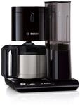 Bosch Filterkaffeemaschine Styline TKA8A053, Aroma Sensor, Edelstahl-Thermokanne 1,1