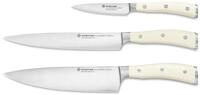 W&Uuml;STHOF Classic Ikon Cr&egrave;me Messersatz mit 3 Messern