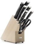 W&Uuml;STHOF Classic Ikon Messerblock mit 7 Artikeln, Braun