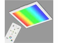Briloner Leuchten Ultraflaches RGB CCT LED Panel, Deckenleuchte quadratisch...