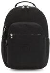 Kipling SEOUL Gro&szlig;er Rucksack, Black Noir (Schwarz)