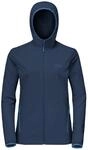 Jack Wolfskin Damen Turbulence Jacket kvinder Atmungsaktive Softshelljacke, dark