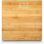 Soehnle Style Sense Bamboo Magic, digitale Holzwaage aus echtem Bambus, Waage...