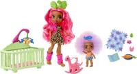 Mattel Cave Club GNL92 - Cave Club Wilder Babysittingspa&szlig; Spielset mit 2...