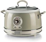 Ariete 2904, Rice Cooker, Reiskocher Slow Cooker, Dampfgarer, Vintage-Linie, 3,5 l,
