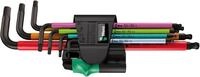 Wera 950 SPKL/7B SM Multicolour Magnet Winkelschl&uuml;sselsatz, metrisch, BlackLaser,