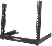 intellinet 714648 48,26 cm (19 Zoll), 2-Pfosten Desktop-Laborgestell 8 HE Flatpack