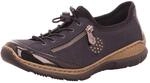 Rieker N3268, Damen Slip On Sneaker, Blau (schwarz/Pazifik/baltik/schwarz 01), 38 EU