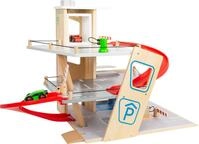 small foot Parkhaus Premium, &uuml;ber 3 Ebenen mit Rampe, Parkhaus f&uuml;r Kinder aus...