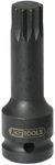 KS Tools 911.0951 1/2" Kraft-Bit-Stecknuss Vielzahn, lang, M12