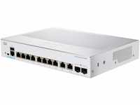 Cisco Business CBS250-8T-E-2G Smart Switch | 8 GE-Ports Ext. Netzteil | 2 x