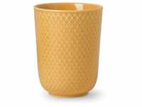 Lyngby Porcelæn Becher 33 cl Rhombe Color Mix & Match für Tee und Kaffee, gelb