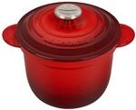 Le Creuset Cocotte Every aus Gusseisen mit Poteriedeckel, 18 cm, 2 Liter, Kirschrot,