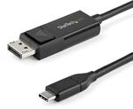 StarTech.com 2 m USB C auf DisplayPort 1.2 Kabel 4K 60Hz - Bidirektionales DP auf