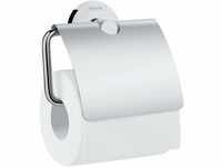 hansgrohe Logis Universal Toilettenpapierhalter (Badzubehör mit Abdeckung) Chrom