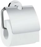 hansgrohe Logis Universal Toilettenpapierhalter (Badzubeh&ouml;r mit Abdeckung) Chrom