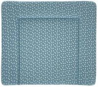 Tr&auml;umeland TT80204 Wickelauflage Tropfen Ozeanblau PVC-frei, 75 x 85 cm, mehrfarbig