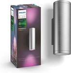 Philips Hue Appear White and Colour Ambiance LED Smart Outdoor Wall Light,...
