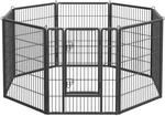 Feandrea Freilaufgehege, Laufstall DIY, mit 8 Gitterplatten je 77 x 100 cm, 2