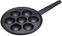 KitchenCraft induktionskochfeldgeeignete, Gusseisen, Schwarz, 21.5 x 34.5 x 5.3 cm, 1