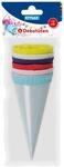 Stylex 6 Mini Zuckert&uuml;ten, circa 12 cm gro&szlig; aus Glanzkarton, mit