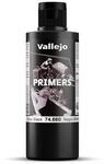 Vallejo Grundierung Acrylfarbe Schwarz Gl&auml;nzend Schnelltrocknend, 200ml f&uuml;r