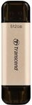 Transcend Jetflash 930C 512GB Dual USB Stick, Gold |USB-A & USB-C |Bis zu