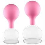 Pulox Schr&ouml;pfgl&auml;ser Set aus Echtglas mit Saugball - 2x Medizinisches Schr&ouml;pfglas