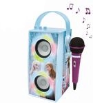Lexibook, La Reine des Neiges, Enceinte Portable Bluetooth Lumineuse Avec Micro,