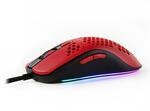 Arozzi Favo Ultra Lightweight Customizable RGB Gaming Mouse with Honeycomb Pattern