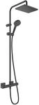 hansgrohe wassersparendes Duschsystem Vernis Shape, Brausekopfgr&ouml;&szlig;e 230 x 170 mm,