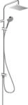hansgrohe Vernis Shape - Duschsystem ohne Armatur, Regendusche (230 x 170 mm) mit