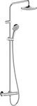 hansgrohe Vernis Blend - Duschsystem mit Thermostat, Regendusche (205 mm) mit hansgrohe Vernis Blend - Duschsystem mit Thermostat, Regendusche (205 mm) mit