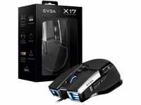 EVGA X17 Gaming Mouse, Wired, Black, Customizable, 16,000 DPI, 5 Profiles, 10