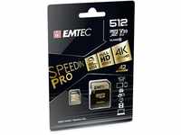 Emtec - UHS-I U3 V30 A1-512 GB, 256 GB - ECMSDM256GXC10SP - Speedin Serie - mit