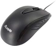 Equip Optische Maus USB Kabel, Links- und Rechtsh&auml;nder schwarz