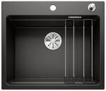 BLANCO ETAGON 6 | Granitsp&uuml;le aus SILGRANIT schwarz | Einbauart: Einbau von Oben 