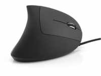 MediaRange ergonomische 6-Tasten Maus mit optischem Sensor für Rechtshänder,