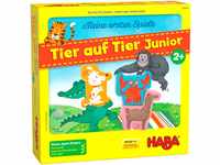 HABA 306068 - Meine ersten Spiele – Tier auf Tier Junior, Kleinkinderspiel ab...