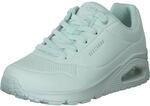 Skechers Damen Uno Frosty Kicks Sneakers, Mint Durabuck Textile Trim, 40 EU