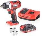 Formula 1 Schlagschrauber 1/2 Zoll Set 20V 1x 2.0Ah Akku und Ladeger&auml;t, 220Nm,...