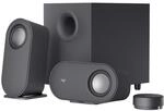 Logitech Z407 Bluetooth-Computerlautsprecher mit Subwoofer und kabelloser...