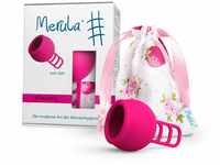 Merula Cup strawberry (pink) - One size Menstruationstasse aus medizinischem...